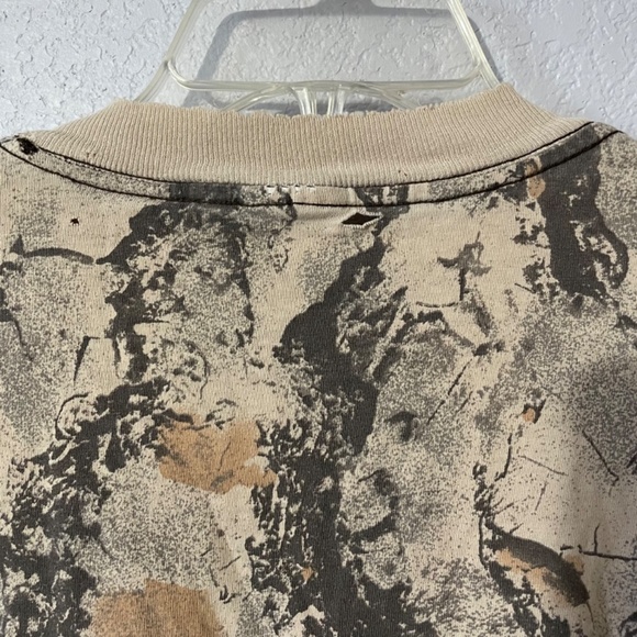 Vintage 90s Natural Gear Camo Grunge Gorpcorp Outdoors Thrashed Country Hunting - Picture 3 of 10